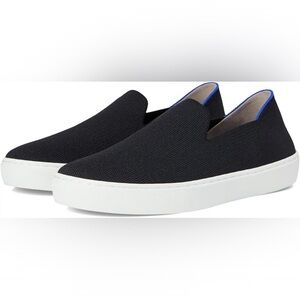 Rothy’s The Original Slip On Sneakers Gray Black Size Women’s 7